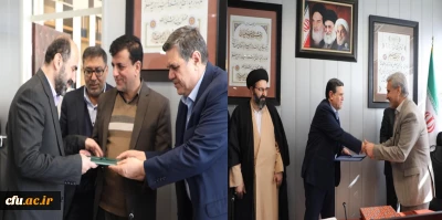 با حضور دکتر خنیفر برگزار شد:

مراسم تودیع و معارفه مدیرکل برنامه ریزی، خدمات و رفاه دانشجویی