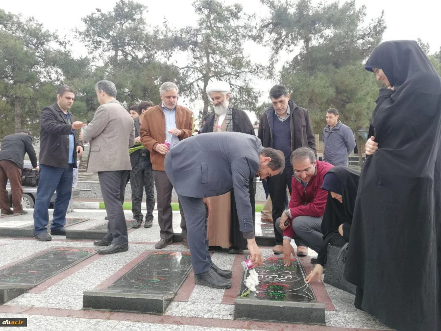 تجدید میثاق کارکنان دانشگاه فرهنگیان گلستان با آرمان های شهدا 8