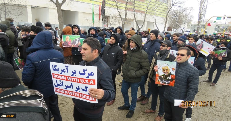 حضور دانشگاهیان دانشگاه فرهنگیان استان اردبیل در راهپیمایی ۲۲ بهمن
 2