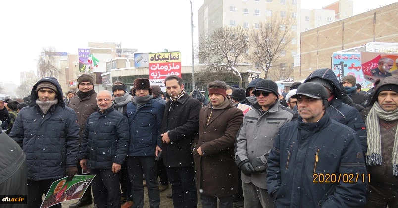 حضور دانشگاهیان دانشگاه فرهنگیان استان اردبیل در راهپیمایی ۲۲ بهمن
 4