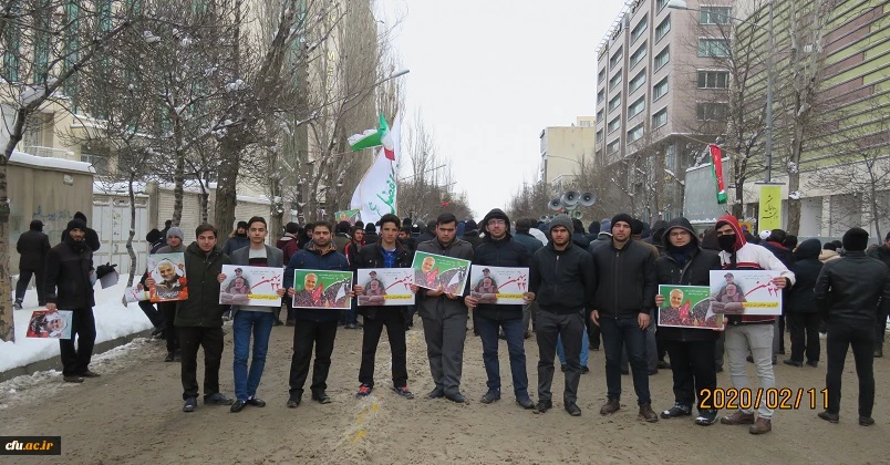 حضور دانشگاهیان دانشگاه فرهنگیان استان اردبیل در راهپیمایی ۲۲ بهمن
 6