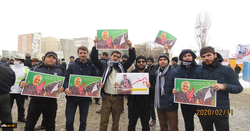 حضور دانشگاهیان دانشگاه فرهنگیان استان اردبیل در راهپیمایی ۲۲ بهمن
 7