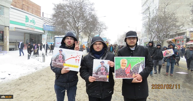 حضور دانشگاهیان دانشگاه فرهنگیان استان اردبیل در راهپیمایی ۲۲ بهمن
 2