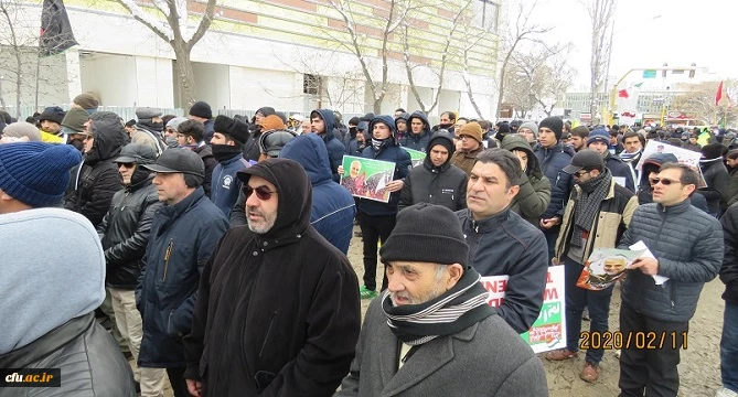 حضور دانشگاهیان دانشگاه فرهنگیان استان اردبیل در راهپیمایی ۲۲ بهمن
 4