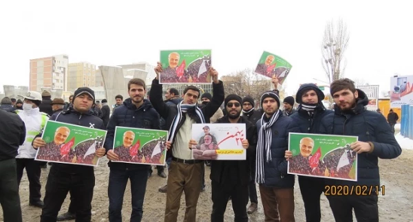 حضور دانشگاهیان دانشگاه فرهنگیان استان اردبیل در راهپیمایی ۲۲ بهمن
 3