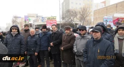 حضور دانشگاهیان دانشگاه فرهنگیان استان اردبیل در راهپیمایی ۲۲ بهمن
 2