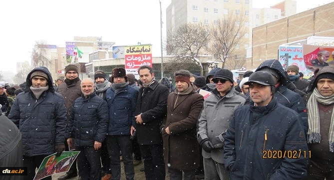 حضور دانشگاهیان دانشگاه فرهنگیان استان اردبیل در راهپیمایی ۲۲ بهمن
 2