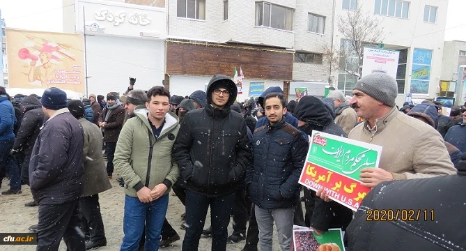 حضور دانشگاهیان دانشگاه فرهنگیان استان اردبیل در راهپیمایی ۲۲ بهمن
 2