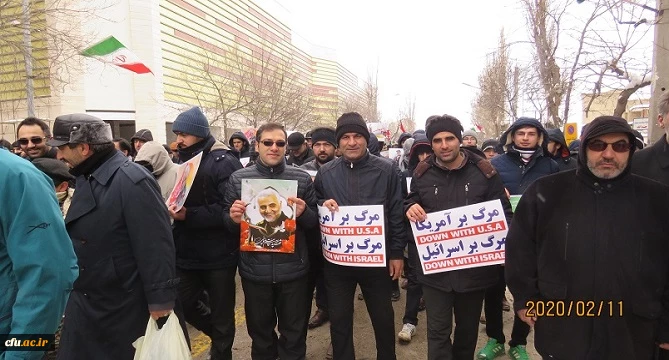 حضور دانشگاهیان دانشگاه فرهنگیان استان اردبیل در راهپیمایی ۲۲ بهمن
 2