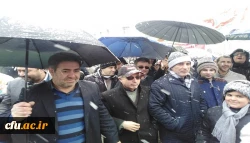 شرکت گسترده اساتید، کارکنان و دانشجویان پردیس های دانشگاه فرهنگیان استان آرذربایجان غربی در راهپیمایی عظیم یوم ا... 22 بهمن 5