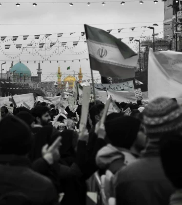 حضور پر شور دانشگاهیان دانشگاه فرهنگیان خراسان رضوی در راهپیمایی ۲۲ بهمن 4