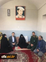دیدار مدیر امور پردیس های استان یزد با خانواده چهار شهید دوران دفاع مقدس 4