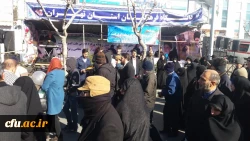 حضور مسئول دفترنهاد رهبری و سرپرست معاونت فرهنگی و اجتماعی دانشگاه به همراه  اساتید،دانشجویان وکارکنان دانشگاه فرهنگیان استان تهران در راهپیمایی ۲۲ بهمن  4