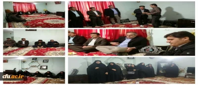 همزمان با دهه مبارکه فجر:

دیدار مدیر امور پردیس های کهگیلویه و بویراحمد با خانواده شهید دوران دفاع مقدس