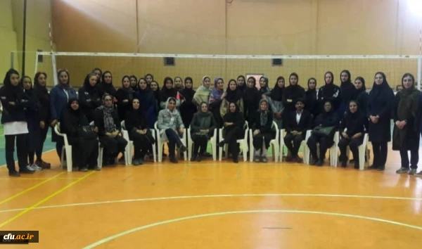 

کسب سهمیه رشته والیبال دانشجو معلمان دختر دانشگاه فرهنگیان جهت شرکت در پانزدهمین المپیاد فرهنگی – ورزشی دانشجویان دانشگاه ها و موسسات آموزش عالی
 2