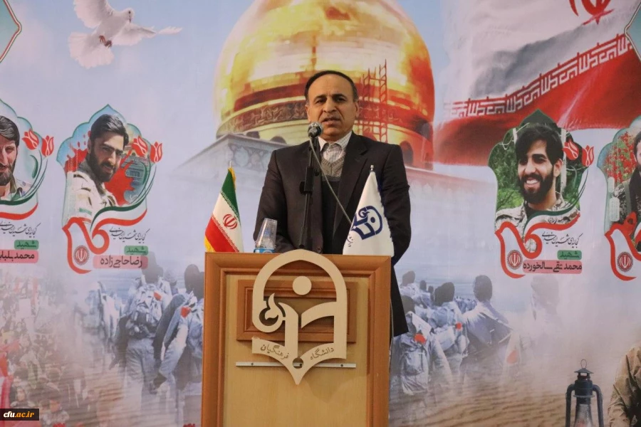 مراسم بزرگداشت اربعین شهادت سردار سرافراز اسلام شهید سپهبد حاج قاسم سلیمانی و بزرگداشت چهل و یکمین سالگرد پیروزی انقلاب اسلامی با سخنرانی حجت الاسلام و المسلمین سید هاشم الحیدری از رهبران جبهه مقاومت در ساری برگزار شد. 4