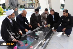 مراسم بزرگداشت اربعین شهادت سردار سرافراز اسلام شهید سپهبد حاج قاسم سلیمانی و بزرگداشت چهل و یکمین سالگرد پیروزی انقلاب اسلامی با سخنرانی حجت الاسلام و المسلمین سید هاشم الحیدری از رهبران جبهه مقاومت در ساری برگزار شد. 6