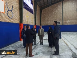 خانم دکتر عبدی مدیر کل تربیت بدنی دانشگاه فرهنگیان کشور وهیئت همراه ازامکانات ورزشی پردیس های استان بازدیدکردند. 6