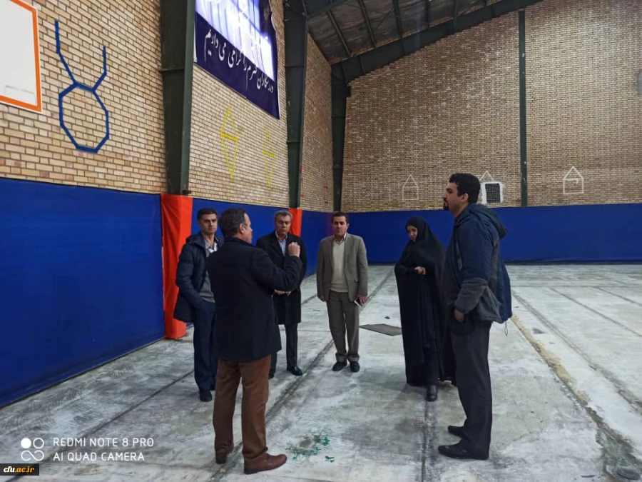 خانم دکتر عبدی مدیر کل تربیت بدنی دانشگاه فرهنگیان کشور وهیئت همراه ازامکانات ورزشی پردیس های استان بازدیدکردند. 6