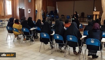 برگزاری اولین جلسه کلاس (مدیریت زمان) توسط کانون قرآن و عترت پردیس شهید باهنر همدان 