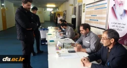 حضور پر شور دانشجومعلمان دانشگاه فرهنگیان استان اردبیل در انتخابات مجلس شورای اسلامی در شعبه اخذ رای پردیس علامه طباطبایی به روایت تصویر
 2