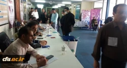 حضور پر شور دانشجومعلمان دانشگاه فرهنگیان استان اردبیل در انتخابات مجلس شورای اسلامی در شعبه اخذ رای پردیس علامه طباطبایی به روایت تصویر
 3