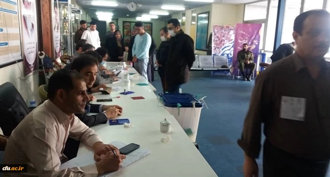 حضور پر شور دانشجومعلمان دانشگاه فرهنگیان استان اردبیل در انتخابات مجلس شورای اسلامی در شعبه اخذ رای پردیس علامه طباطبایی به روایت تصویر
 3