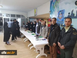 حضوراساتید، کارکنان ودانشجویان  دانشگاه فرهنگیان سیستان وبلوچستان در انتخابات مجلس شورای اسلامی 