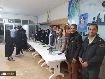 حضوراساتید، کارکنان ودانشجویان  دانشگاه فرهنگیان سیستان وبلوچستان در انتخابات مجلس شورای اسلامی 