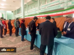 حضور با شکوه دانشجومعلمان دانشگاه فرهنگیان یزد در یازدهمین دوره انتخابات مجلس شورای اسلامی 8