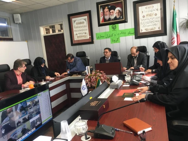 جلسه ویدیو کنفراس ستاد پیشگیری و کنترل بیماری کرونا  دانشگاه فرهنگیان برگزار شد. 5