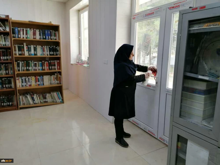 گزارشی از فعالیت های ستاد پیشگیری از ویروس کرونا در دانشگاه فرهنگیان کهگیلویه و بویراحمد 7