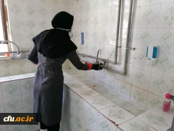 گزارشی از فعالیت های ستاد پیشگیری از ویروس کرونا در دانشگاه فرهنگیان کهگیلویه و بویراحمد 9