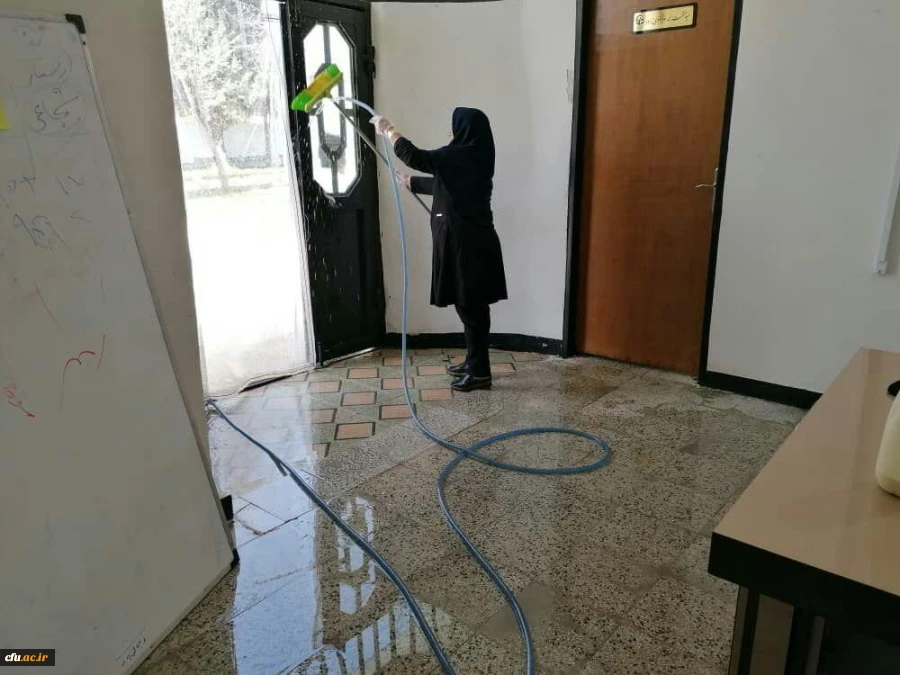 گزارشی از فعالیت های ستاد پیشگیری از ویروس کرونا در دانشگاه فرهنگیان کهگیلویه و بویراحمد 10