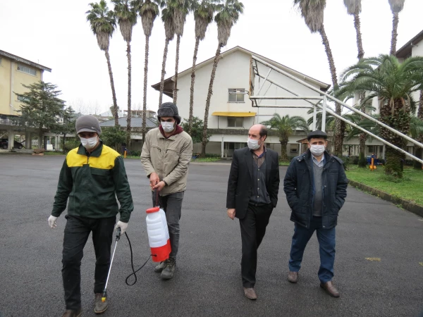 ضد عفونی سراهای دانشجویی دانشگاه فرهنگیان گیلان  4