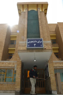 ضدعفونی کلیه فضاهای دانشگاه فرهنگیان یزد 3