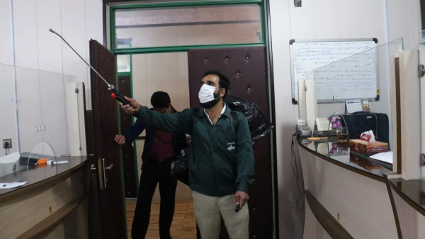 ضدعفونی کلیه فضاهای دانشگاه فرهنگیان یزد 8