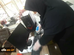 خوابگاه ها و فضاهای دانشگاه فرهنگیان استان لرستان ضدعفونی شد 6