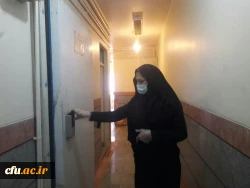 خوابگاه ها و فضاهای دانشگاه فرهنگیان استان لرستان ضدعفونی شد 8