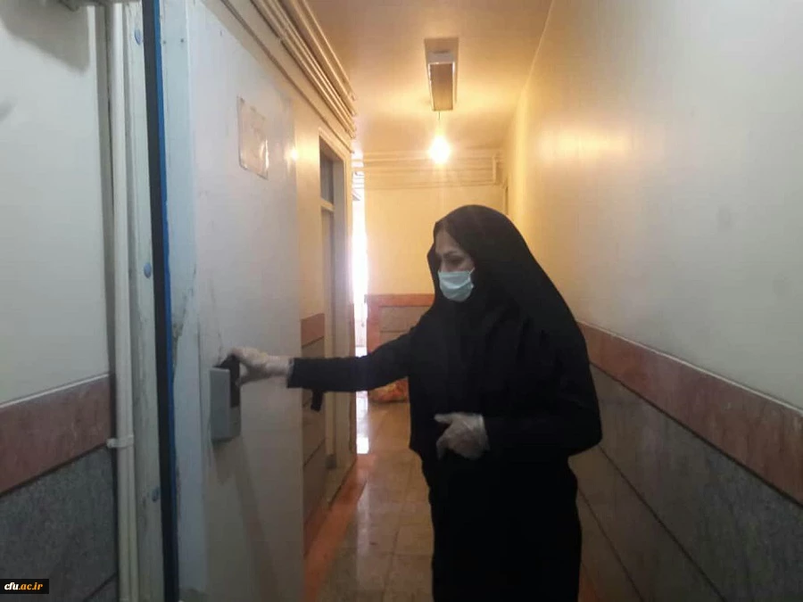 خوابگاه ها و فضاهای دانشگاه فرهنگیان استان لرستان ضدعفونی شد 8