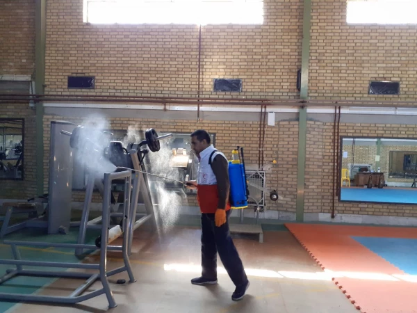 خوابگاه ها و فضاهای پردیس های دانشگاه فرهنگیان استان مرکزی پاکسازی و ضدعفونی شد
 11