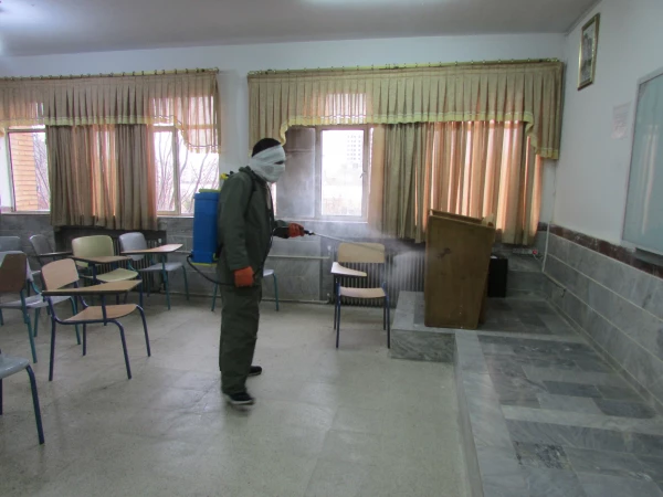 خوابگاه ها و فضاهای پردیس های دانشگاه فرهنگیان استان مرکزی پاکسازی و ضدعفونی شد
 4