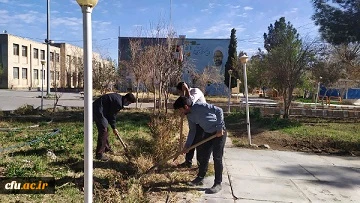 مراسم روز درختکاری در دانشگاه فرهنگیان استان سیستان وبلوچستان برگزار شد