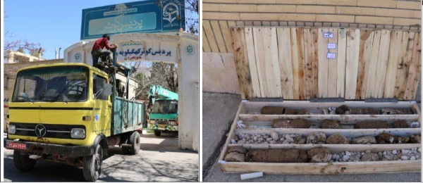 انجام عملیات خاک شناسی در پردیس ها 2