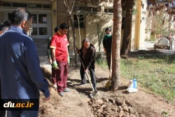 گرامیداشت هفته منابع طبیعی و روز درختکاری در دانشگاه فرهنگیان استان کرمان 5