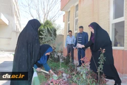 برگزاری مراسم روز درختکاری در دانشگاه فرهنگیان استان اصفهان