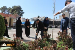 برگزاری مراسم روز درختکاری در دانشگاه فرهنگیان استان اصفهان