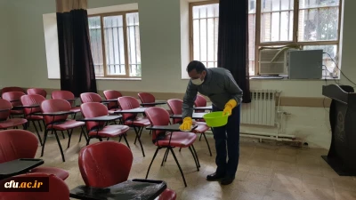 همزمان با گسترش بیماری کرونا

فعالیت های صورت گرفته به منظور پیشگیری از شیوع ویروس کرونا در پردیس های دانشگاه فرهنگیان گلستان