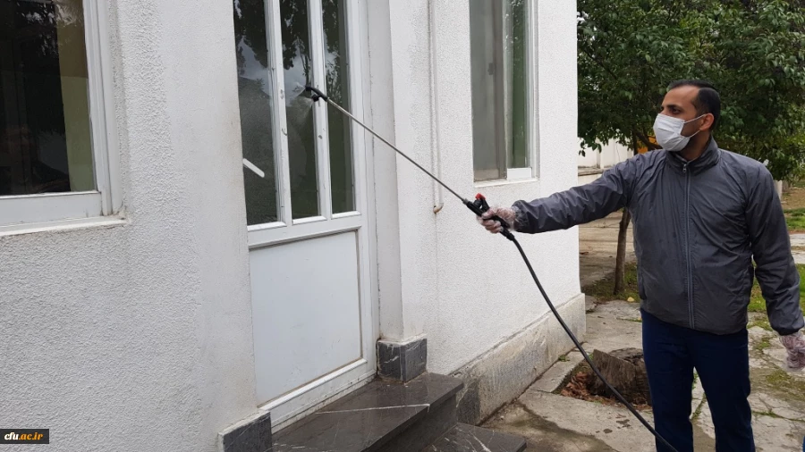 فعالیت های صورت گرفته به منظور پیشگیری از شیوع ویروس کرونا در پردیس های دانشگاه فرهنگیان گلستان 6