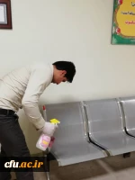 فعالیت های صورت گرفته به منظور پیشگیری از شیوع ویروس کرونا در پردیس های دانشگاه فرهنگیان گلستان 7